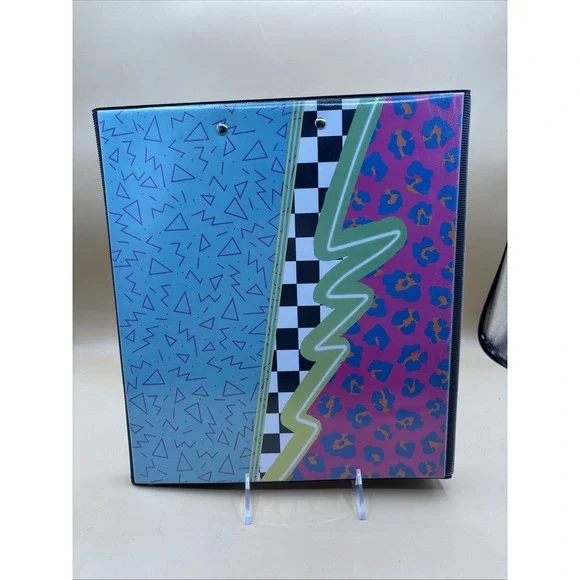 NEW Trapper Keeper Binder Retro Color Portfolio Folder  Mead 12 3/16" x 11 1/4" - Picture 13 of 14
